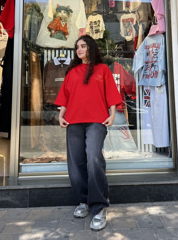 تیشرت اورسایز مدل گوچی