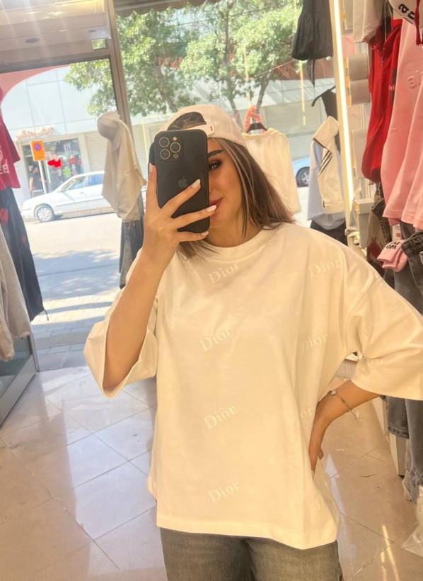 تیشرت اورسایز طرح Dior